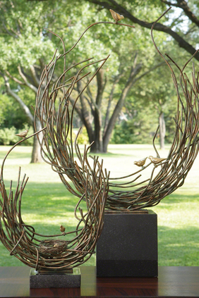 Large Birds Nest Sculpture